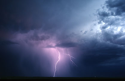 Lightning storm, Chupedera Mesa, New Mexico